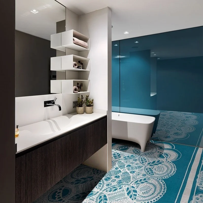 Geometrik modern temalı duvar kağıdı-geomt-203 - Görsel 2