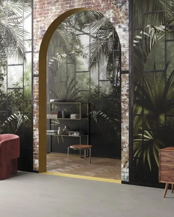 Trendyol eskitme tuğla duvar üstü tropikal palmiye duvar posteri bursa ve Hepsiburada kiremit tonu tuğla dokulu duvar kağıdı modelleri bursa