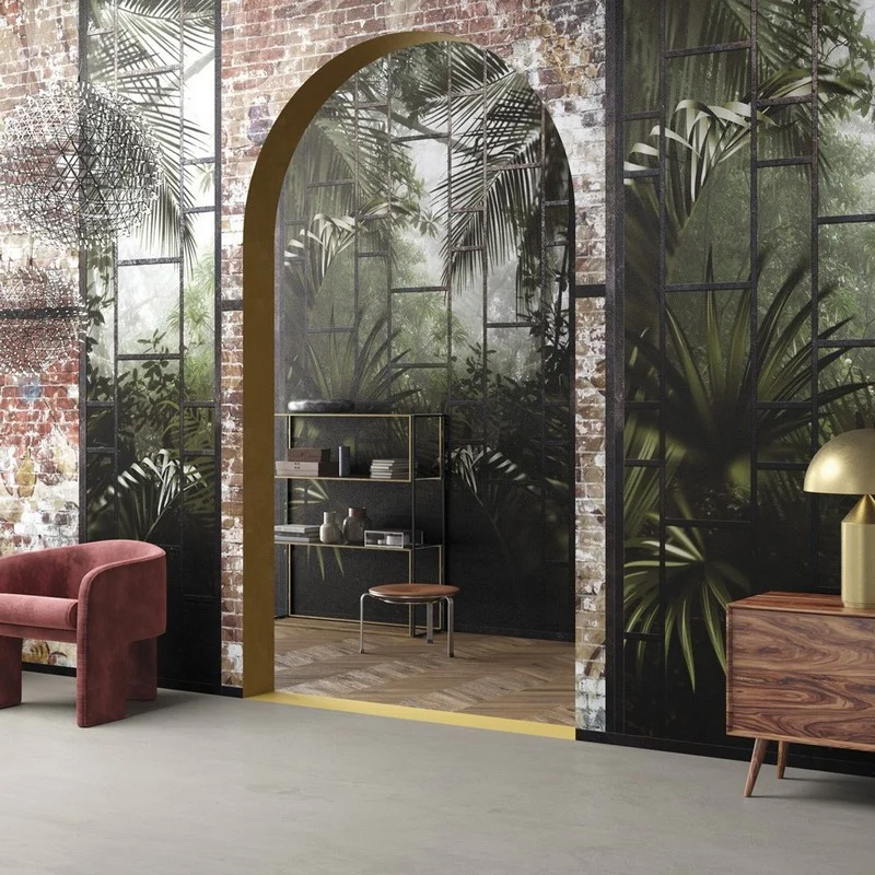 Trendyol eskitme tuğla duvar üstü tropikal palmiye duvar posteri bursa ve Hepsiburada kiremit tonu tuğla dokulu duvar kağıdı modelleri bursa