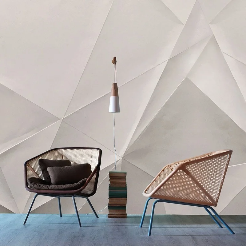 Geometrik modern temalı duvar kağıdı-geomt-210 - Görsel 2