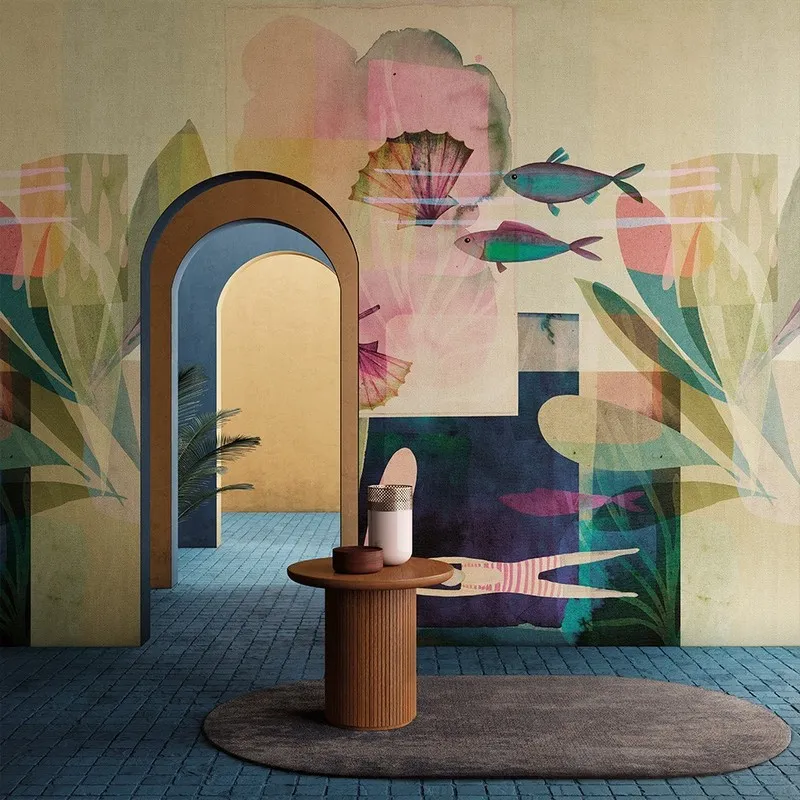 Genç odası temalı duvar kağıdı-gnct-281 - Görsel 2