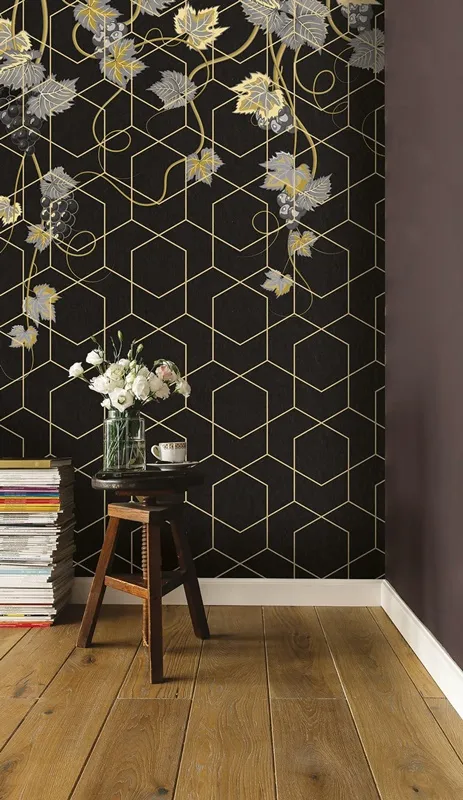 Yaprak Desenler duvar kağıdı-yprk-317 - Görsel 2