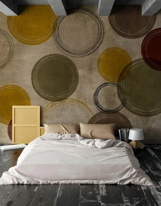 Geometrik modern temalı duvar kağıdı-geomt-249 - Görsel 2