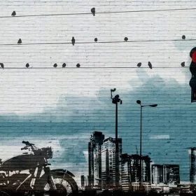 Genç odası temalı duvar kağıdı-gnct-152