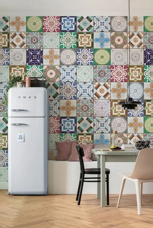 Geometrik modern temalı duvar kağıdı-geomt-251 - Görsel 2