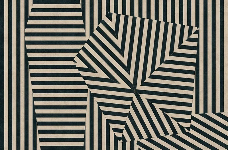 Geometrik modern temalı duvar kağıdı-geomt-264