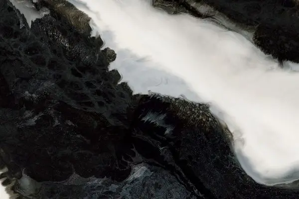 siyah kristal kuvarsit kontrast luks 3d duvar kagidi