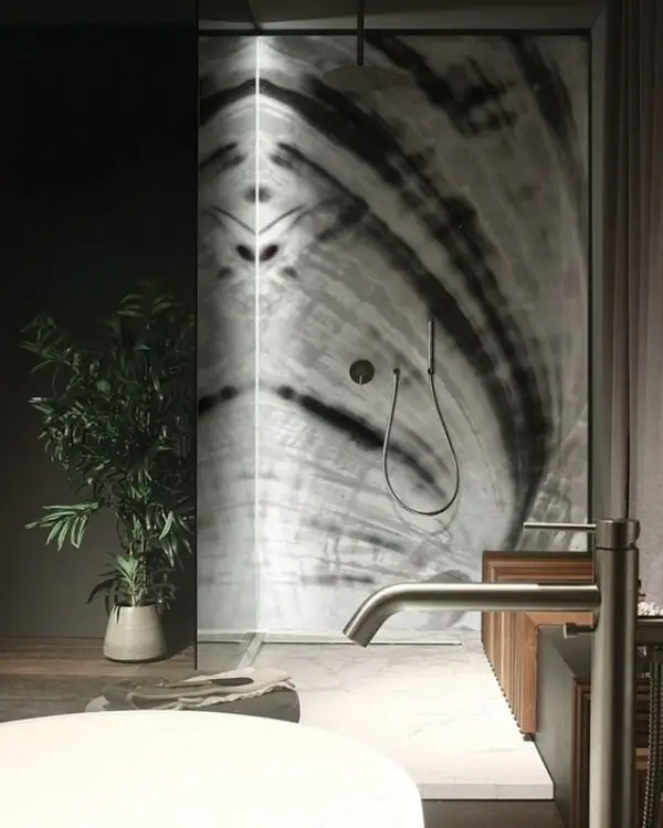 acik zemin siyah damarli kristal akik 3d duvar kagidi