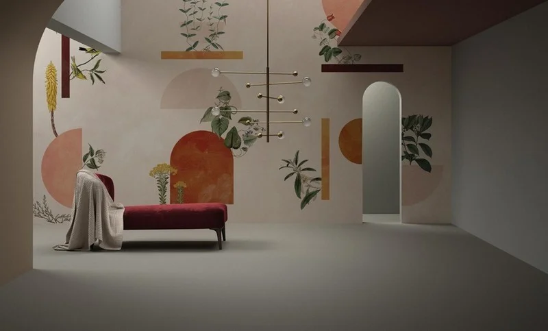 Geometrik modern temalı duvar kağıdı-geomt-265 - Görsel 2