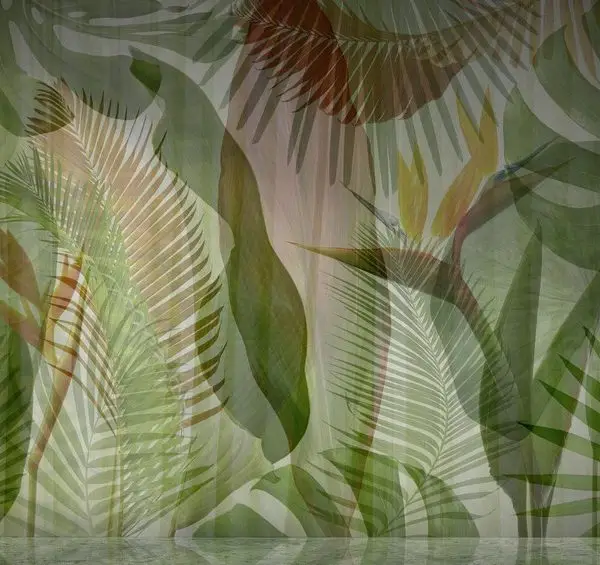 Trendyol beyaz noktalı zeminli kiremit ve mavi yaprak duvar posteri bursa ve Hepsiburada modern soyut bitki dalları duvar kağıdı modelleri