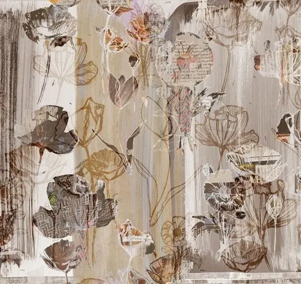 Çiçek Desenli Duvar Kağıdı-ckd-201