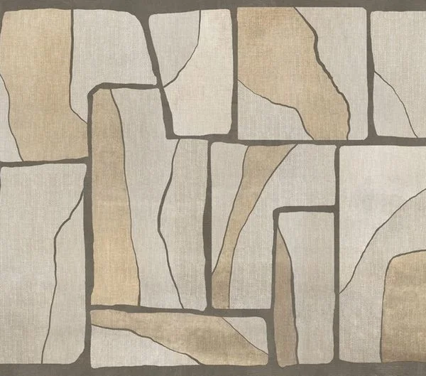 Geometrik modern temalı duvar kağıdı-geomt-297