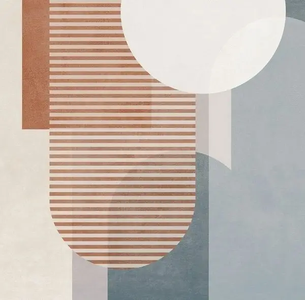 Geometrik modern temalı duvar kağıdı-geomt-267