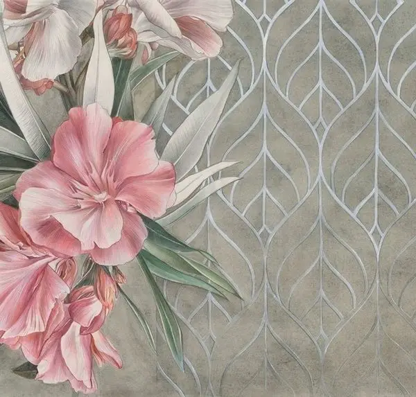 Çiçek Desenli Duvar Kağıdı-ckd-184