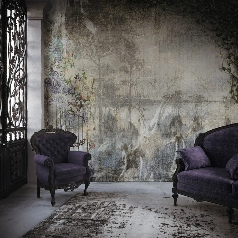 Eskitme motif temalı duvar kağıdı-eskmt-425 - Görsel 2