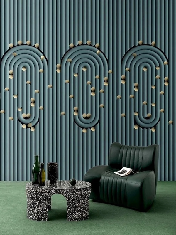 Geometrik modern temalı duvar kağıdı-geomt-304 - Görsel 2