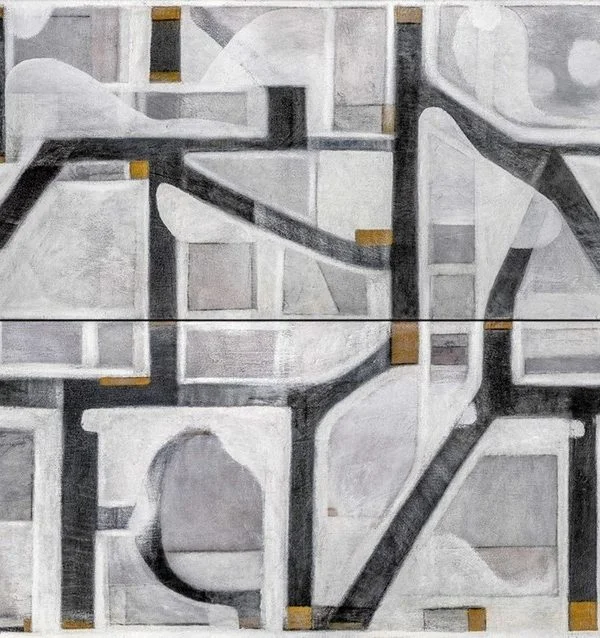 Geometrik modern temalı duvar kağıdı-geomt-326