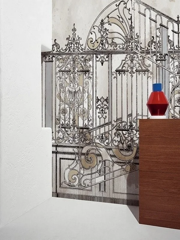 Çerçeve antik sütun duvar kağıdı-crvt-110 - Görsel 2