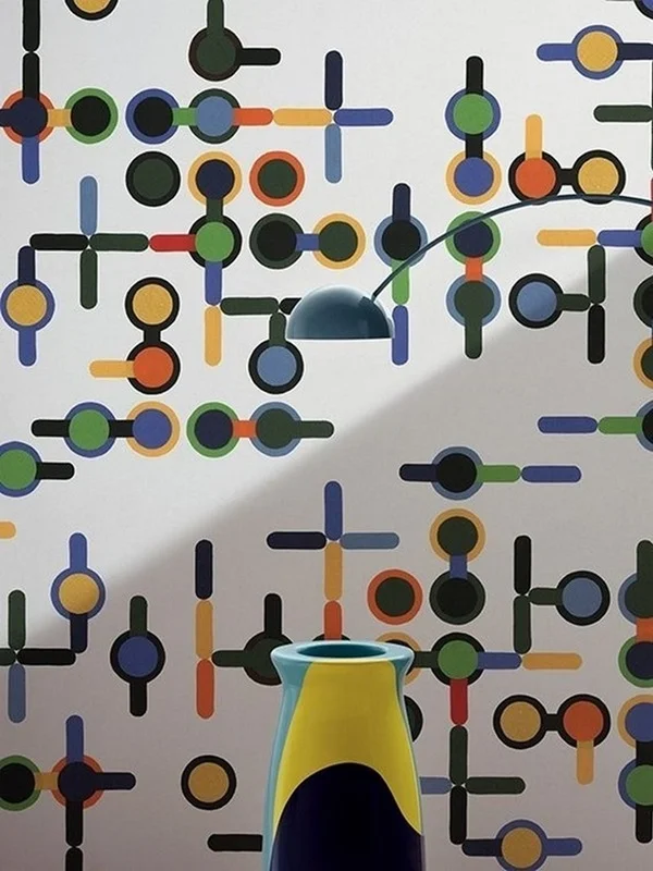 Geometrik modern temalı duvar kağıdı-geomt-331 - Görsel 2