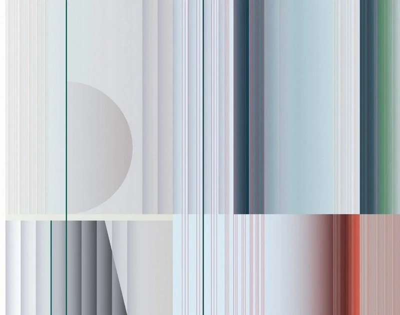 Geometrik modern temalı duvar kağıdı-geomt-340