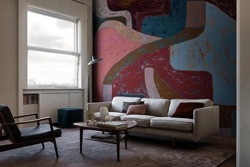 Geometrik modern temalı duvar kağıdı-geomt-310 - Görsel 2