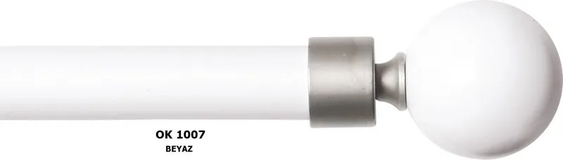 niks-ok-10-serisi-okinoks-1007-beyaz-rustik-perde-askisi-25mm-aluminyum