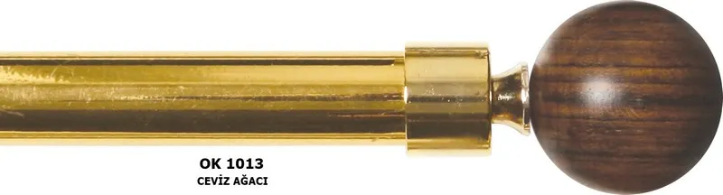 okinoks-1013-ceviz-agaci-desenli-rustik-perde-askisi-25mm-aluminyum-set