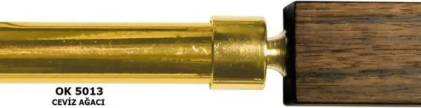 okinoks-5013-ceviz-agaci-desenli-rustik-perde-askisi-25mm-aluminyum-set