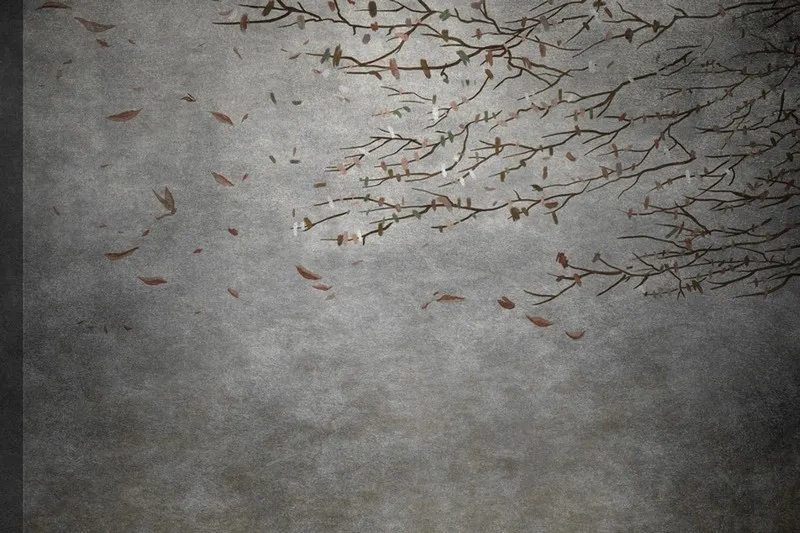 Çiçek Desenli Duvar Kağıdı-ckd-227 - Görsel 2