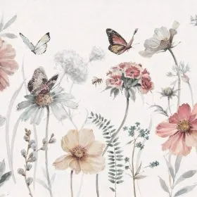 Çiçek Desenli Duvar Kağıdı-ckd-444