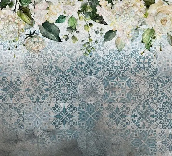 Çiçek Desenli Duvar Kağıdı-ckd-462