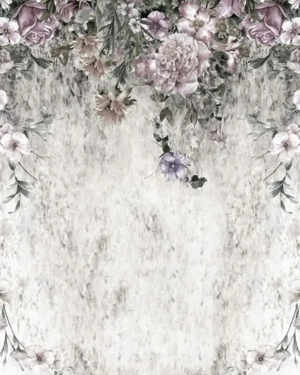 Çiçek Desenli Duvar Kağıdı-ckd-464