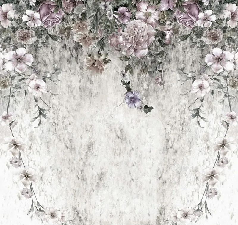 Çiçek Desenli Duvar Kağıdı-ckd-464