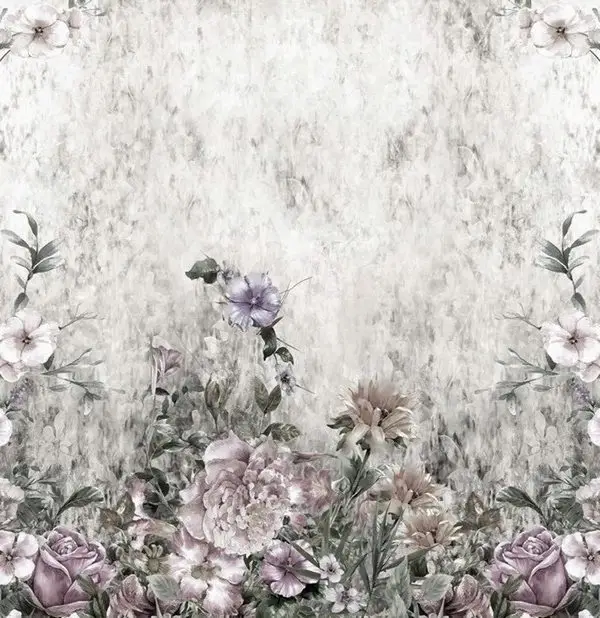 Çiçek Desenli Duvar Kağıdı-ckd-463