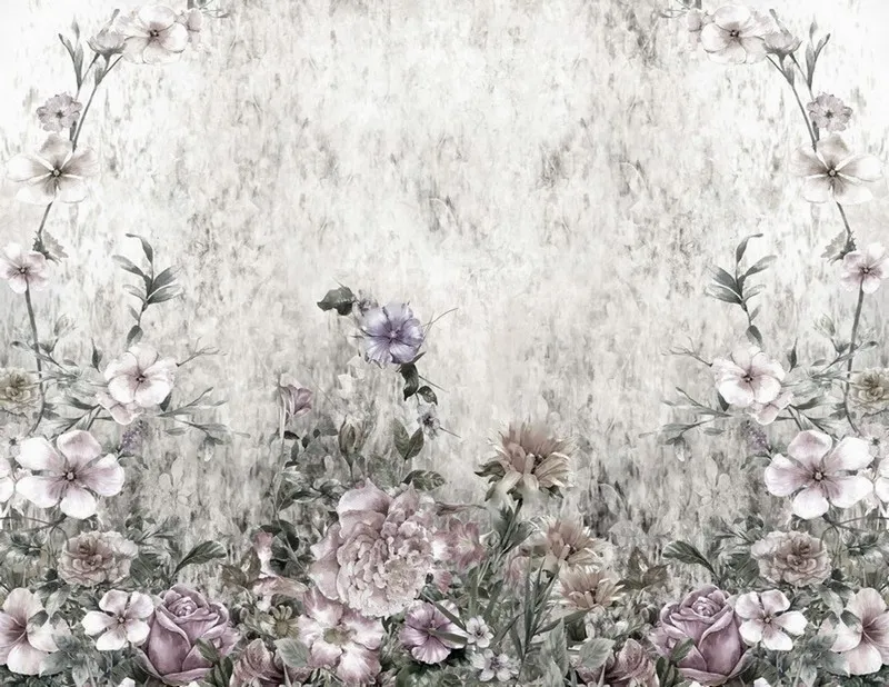 Çiçek Desenli Duvar Kağıdı-ckd-463