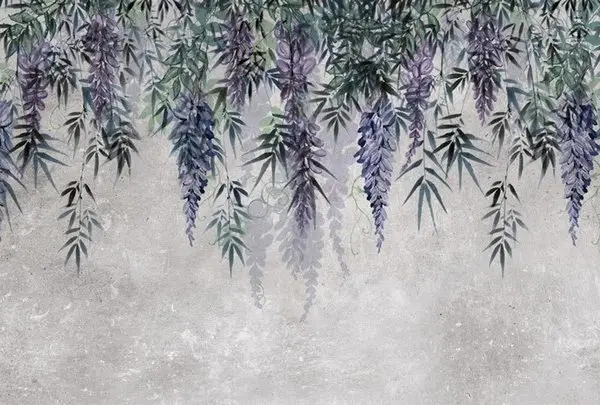 Çiçek Desenli Duvar Kağıdı-ckd-475