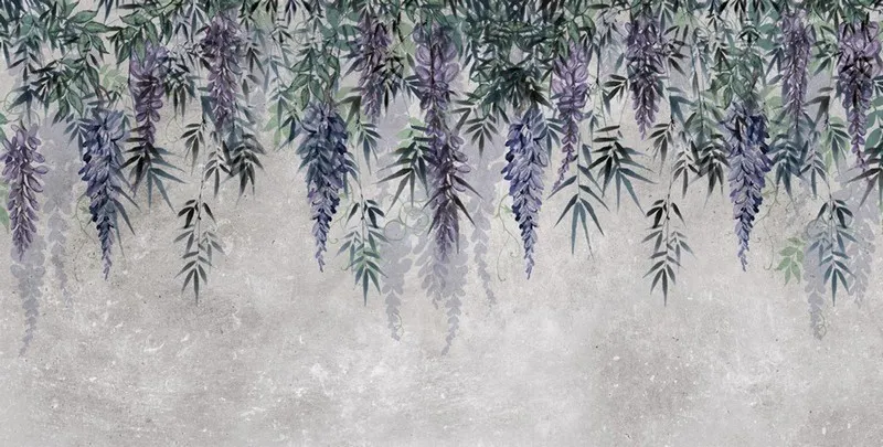 Çiçek Desenli Duvar Kağıdı-ckd-475