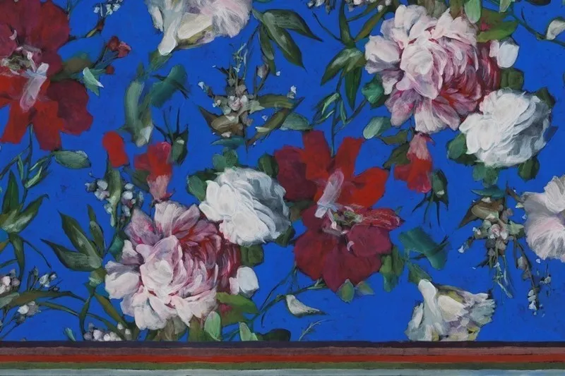 Çiçek Desenli Duvar Kağıdı-ckd-317 - Görsel 2