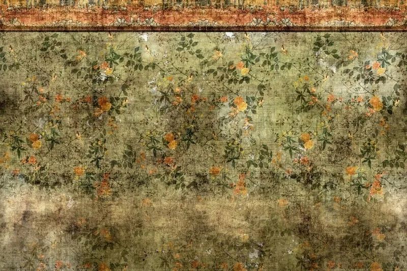 Çiçek Desenli Duvar Kağıdı-ckd-331 - Görsel 2