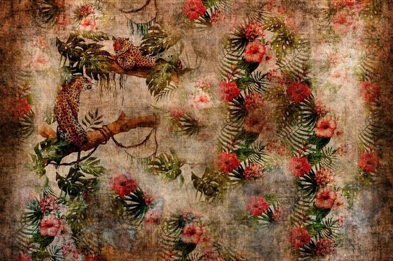 Çiçek Desenli Duvar Kağıdı-ckd-336 - Görsel 2