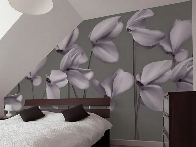 Çiçek Desenli Duvar Kağıdı-ckd-432