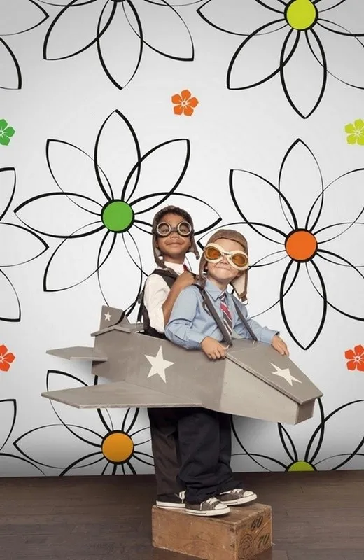 Çiçek Desenli Duvar Kağıdı-ckd-363