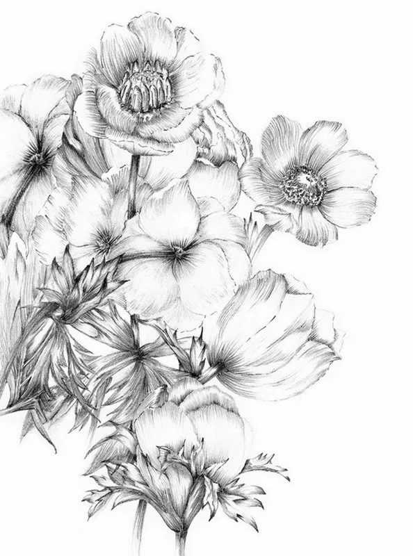 Çiçek Desenli Duvar Kağıdı-ckd-372 - Görsel 2