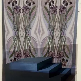 Çiçek Desenli Duvar Kağıdı-ckd-295