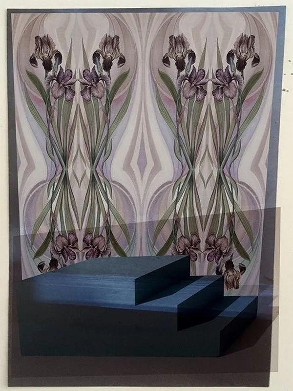 Çiçek Desenli Duvar Kağıdı-ckd-295